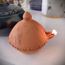 Terracotta Lamp